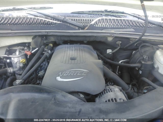 1GYEC63T33R279072 - 2003 CADILLAC ESCALADE LUXURY თეთრი ფოტო 10