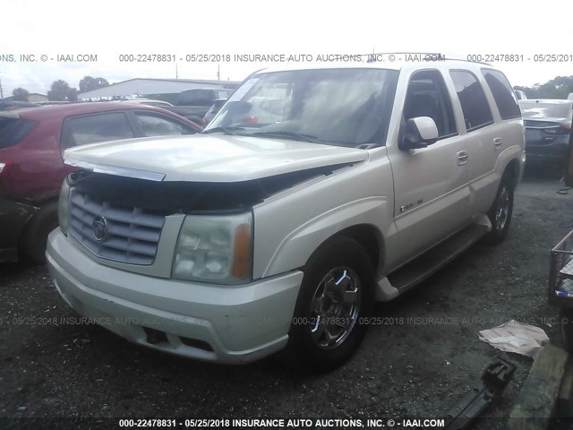 1GYEC63T33R279072 - 2003 CADILLAC ESCALADE LUXURY WHITE photo 2