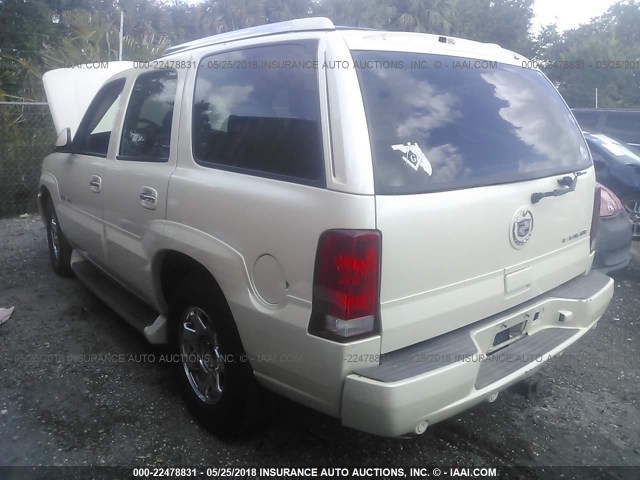 1GYEC63T33R279072 - 2003 CADILLAC ESCALADE LUXURY თეთრი ფოტო 3