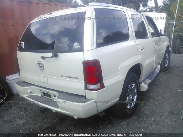 1GYEC63T33R279072 - 2003 CADILLAC ESCALADE LUXURY WHITE photo 4