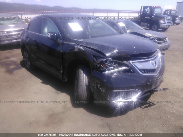 5J8TB4H79HL028827 - 2017 ACURA RDX ADVANCE BLACK photo 6