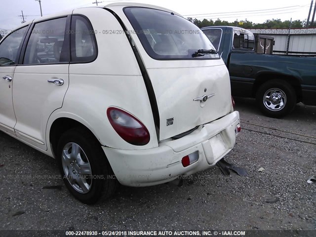 3A4FY58B56T357699 - 2006 CHRYSLER PT CRUISER TOURING WHITE photo 6