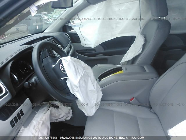 5TDKKRFH3FS110194 - 2015 TOYOTA HIGHLANDER XLE 黑色 照片 5