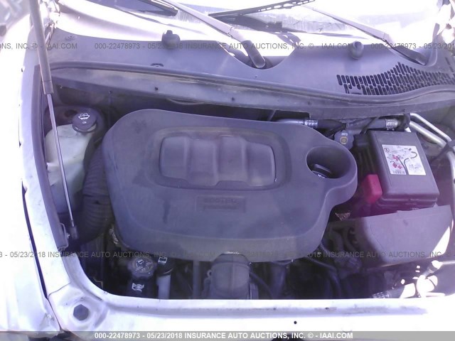 3GNBAAFW8BS579359 - 2011 CHEVROLET HHR LS ვერცხლისფერი ფოტო 10