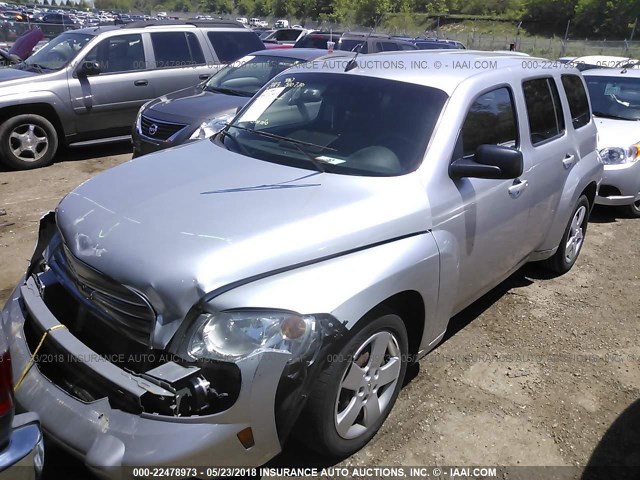 3GNBAAFW8BS579359 - 2011 CHEVROLET HHR LS ვერცხლისფერი ფოტო 2
