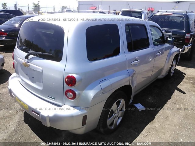 3GNBAAFW8BS579359 - 2011 CHEVROLET HHR LS ვერცხლისფერი ფოტო 4