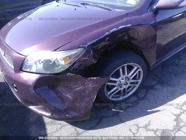 JTKDE177660105266 - 2006 TOYOTA SCION TC 紫色 照片 6
