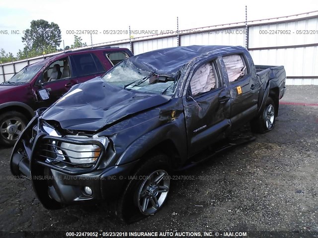 5TFLU4ENXDX078117 - 2013 TOYOTA TACOMA DOUBLE CAB ნაცრისფერი ფოტო 6