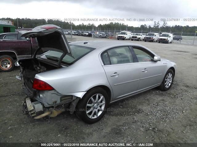 1G4HD57208U161606 - 2008 BUICK LUCERNE CXL SILVER photo 4