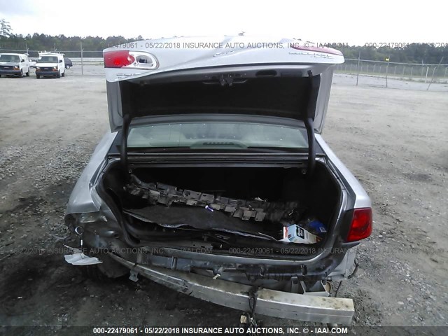 1G4HD57208U161606 - 2008 BUICK LUCERNE CXL SILVER photo 6