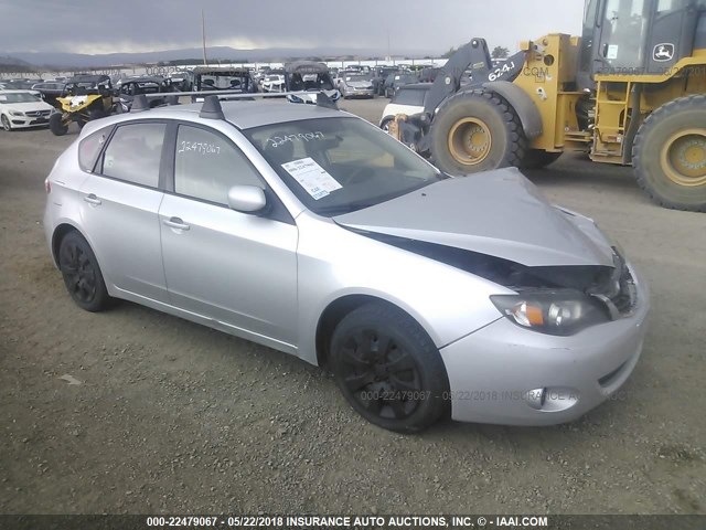 JF1GH616X9G810694 - 2009 SUBARU IMPREZA 2.5I SILVER photo 1