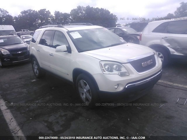1GKLRMED4AJ180556 - 2010 GMC ACADIA SLT-1 Biały zdjęcie 1