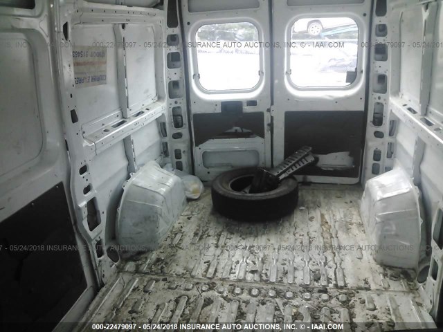 3C6TRVCGXEE115297 - 2014 RAM PROMASTER 2500 2500 HIGH WHITE photo 8