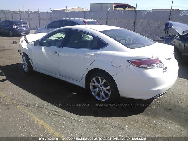 1YVHP82B995M09653 - 2009 MAZDA 6 S WHITE photo 3