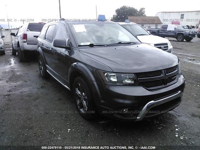 3C4PDCGB3FT719394 - 2015 DODGE JOURNEY CROSSROAD GRAY photo 1