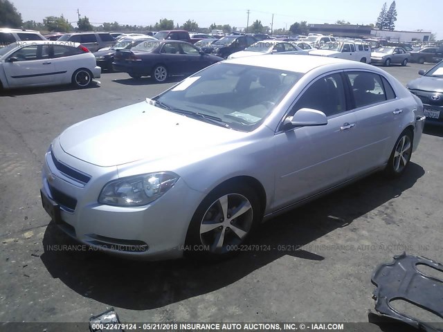 1G1ZC5E03CF326941 - 2012 CHEVROLET MALIBU 1LT 银色 照片 2