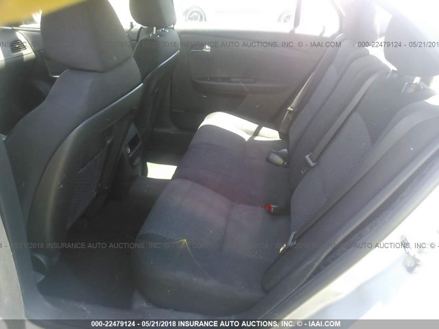 1G1ZC5E03CF326941 - 2012 CHEVROLET MALIBU 1LT 银色 照片 8