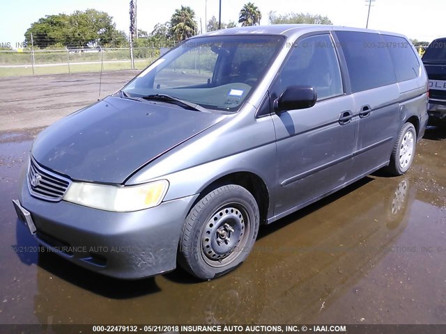 2HKRL185XYH562605 - 2000 HONDA ODYSSEY LX GRAY photo 2