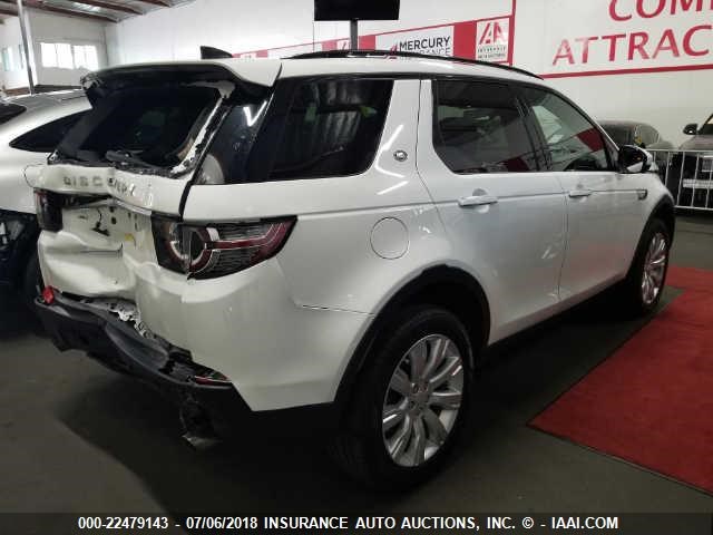 SALCT2BG1HH643585 - 2017 LAND ROVER DISCOVERY SPORT HSE LUXURY WHITE photo 4