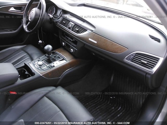 WAUJGAFC1CN070439 - 2012 AUDI A6 PRESTIGE ვერცხლისფერი ფოტო 5