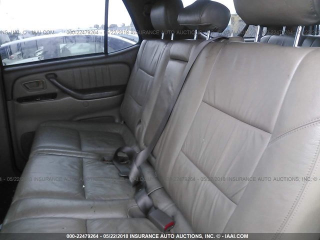 5TDZT38A03S174617 - 2003 TOYOTA SEQUOIA LIMITED GREEN photo 8