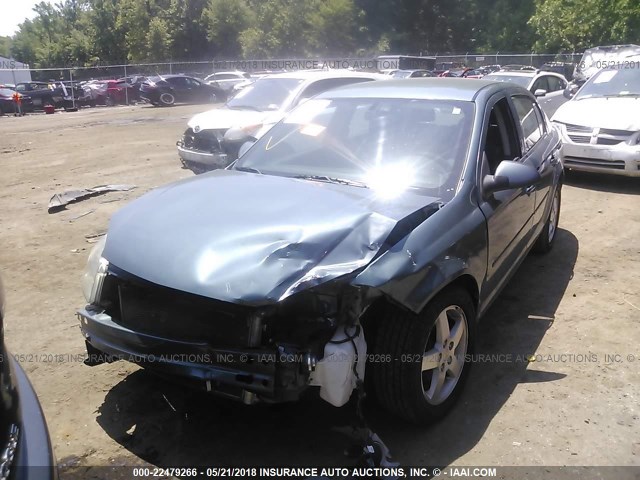 1G1AF5F59A7187629 - 2010 CHEVROLET COBALT 2LT GREEN photo 2