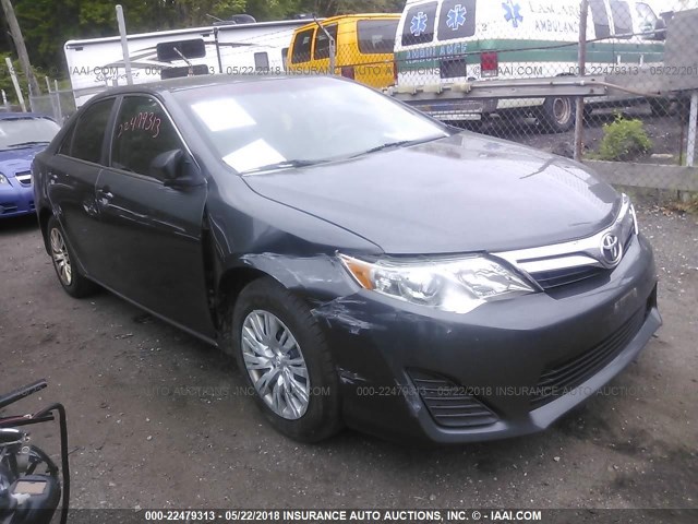 4T1BF1FK9CU191710 - 2012 TOYOTA CAMRY SE/LE/XLE GRAY photo 1
