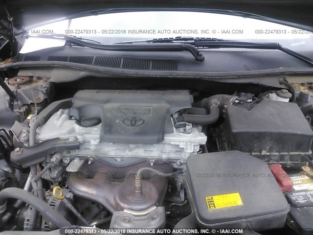 4T1BF1FK9CU191710 - 2012 TOYOTA CAMRY SE/LE/XLE GRAY photo 10