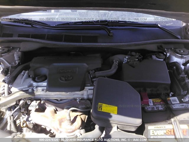 4T1BF1FK1DU204337 - 2013 TOYOTA CAMRY L/SE/LE/XLE 银色 照片 10