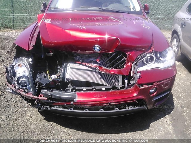 5UXZV4C5XCL754970 - 2012 BMW X5 XDRIVE35I RED photo 6