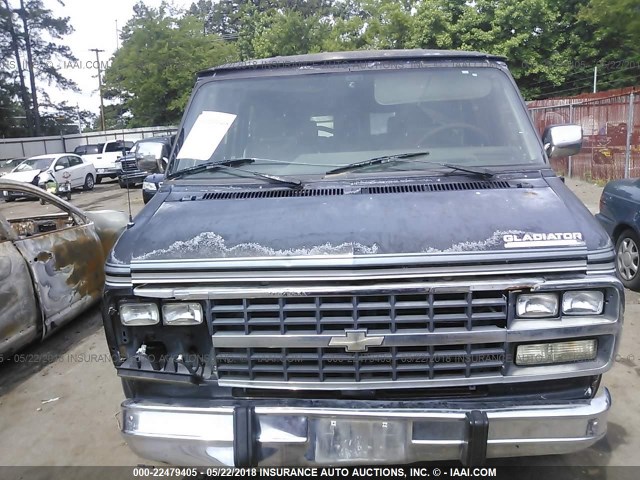 1GBEG25K0RF160451 - 1994 CHEVROLET G20 BLACK photo 6