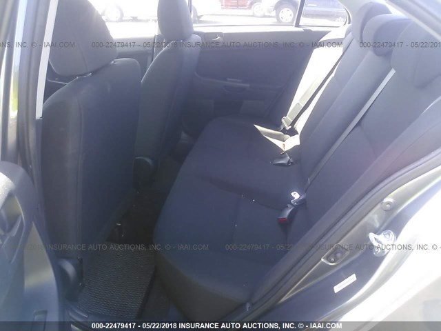 JA3AU16U38U030458 - 2008 MITSUBISHI LANCER DE GRAY photo 8