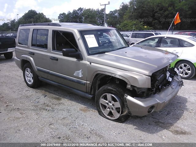 1J8HG48N06C274692 - 2006 JEEP COMMANDER თაფლისფერი ფოტო 1