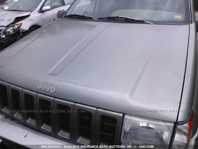 1J4GZ78Y7VC556944 - 1997 JEEP GRAND CHEROKEE LIMITED/ORVIS SILVER photo 10