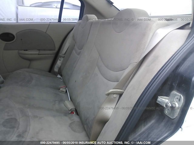1G8AJ52F43Z109409 - 2003 SATURN ION LEVEL 2 WHITE photo 8