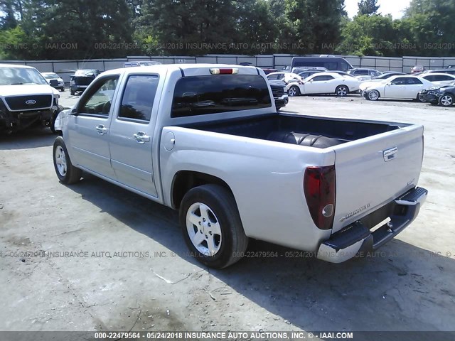 1GCDSCF91C8152362 - 2012 CHEVROLET COLORADO LT SILVER photo 3