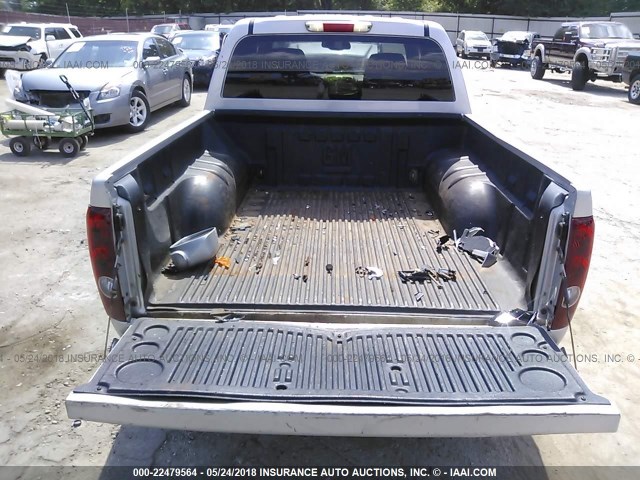 1GCDSCF91C8152362 - 2012 CHEVROLET COLORADO LT SILVER photo 8