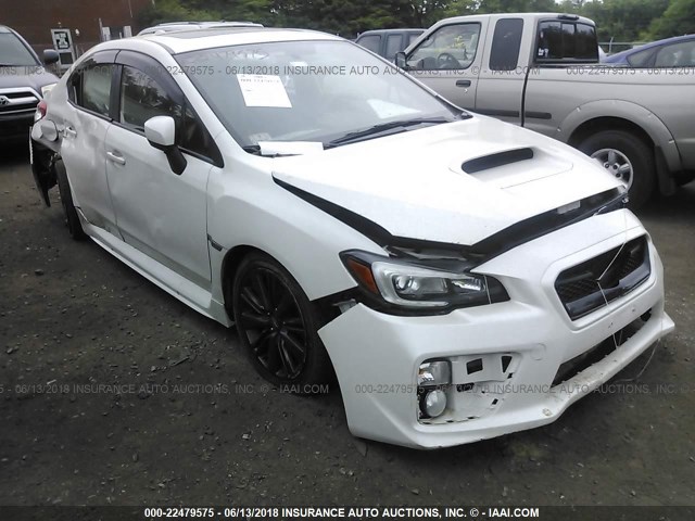 JF1VA1J66F9816166 - 2015 SUBARU WRX LIMITED WHITE photo 1