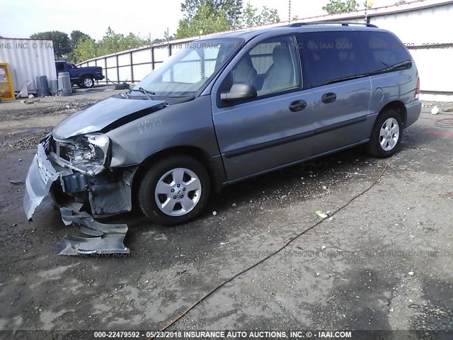 2FMZA51654BA66774 - 2004 FORD FREESTAR SE BLUE photo 2