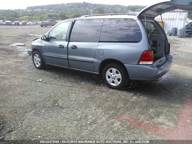 2FMZA51654BA66774 - 2004 FORD FREESTAR SE BLUE photo 3