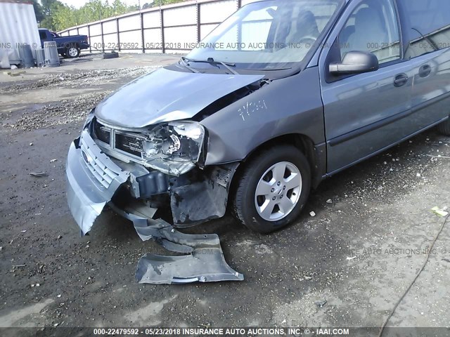 2FMZA51654BA66774 - 2004 FORD FREESTAR SE BLUE photo 6