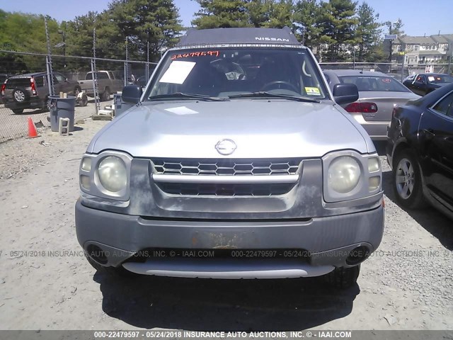 5N1ED28Y62C582974 - 2002 NISSAN XTERRA XE/SE SILVER photo 6