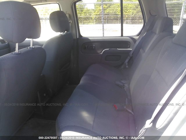 5N1ED28Y62C582974 - 2002 NISSAN XTERRA XE/SE SILVER photo 8