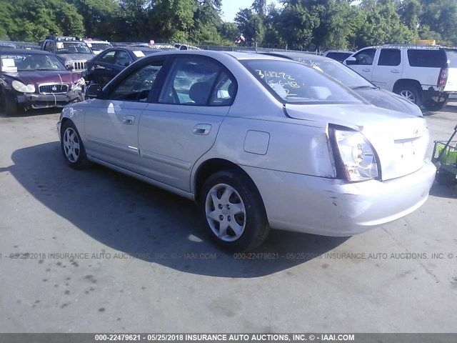 KMHDN46D45U184925 - 2005 HYUNDAI ELANTRA GLS/GT SILVER photo 3