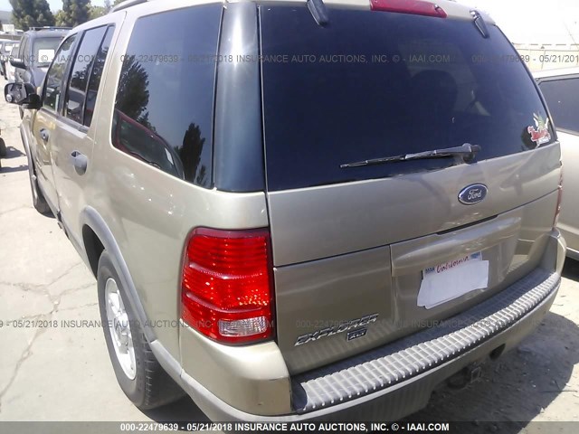 1FMZU63K63ZA79522 - 2003 FORD EXPLORER XLT/XLT SPORT/NBX GOLD photo 3