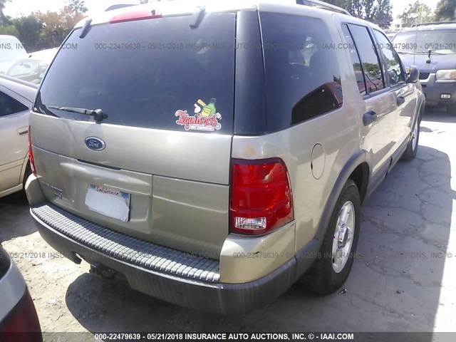 1FMZU63K63ZA79522 - 2003 FORD EXPLORER XLT/XLT SPORT/NBX GOLD photo 4
