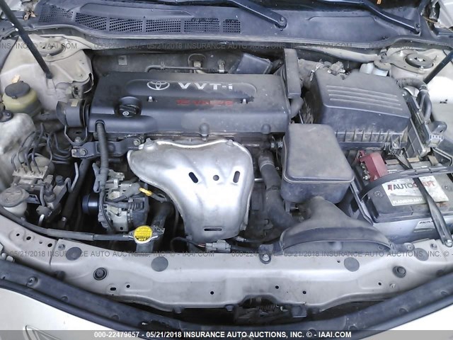 4T1BE46K47U545952 - 2007 TOYOTA CAMRY NEW GENERAT CE/LE/XLE/SE BROWN photo 10