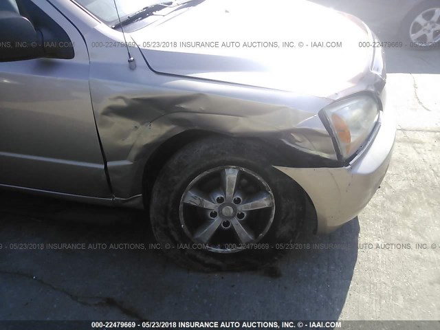 KNDJD736875690305 - 2007 KIA SORENTO EX/LX GRAY photo 6