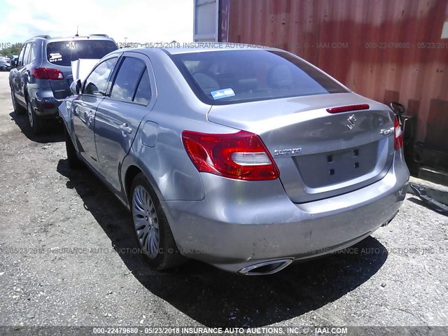 JS2RE9A36B6111213 - 2011 SUZUKI KIZASHI SE GRAY photo 3