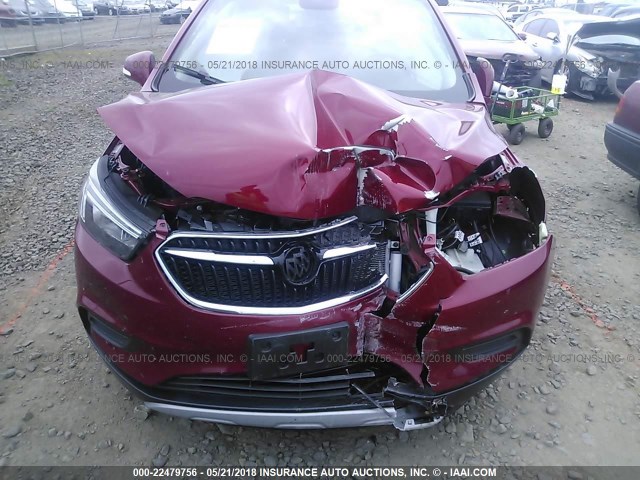 KL4CJESB5HB110848 - 2017 BUICK ENCORE PREFERRED Rot Foto 6